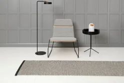 Pappelina Effi rug 85 x 160 cm, black - warm grey - vanilla