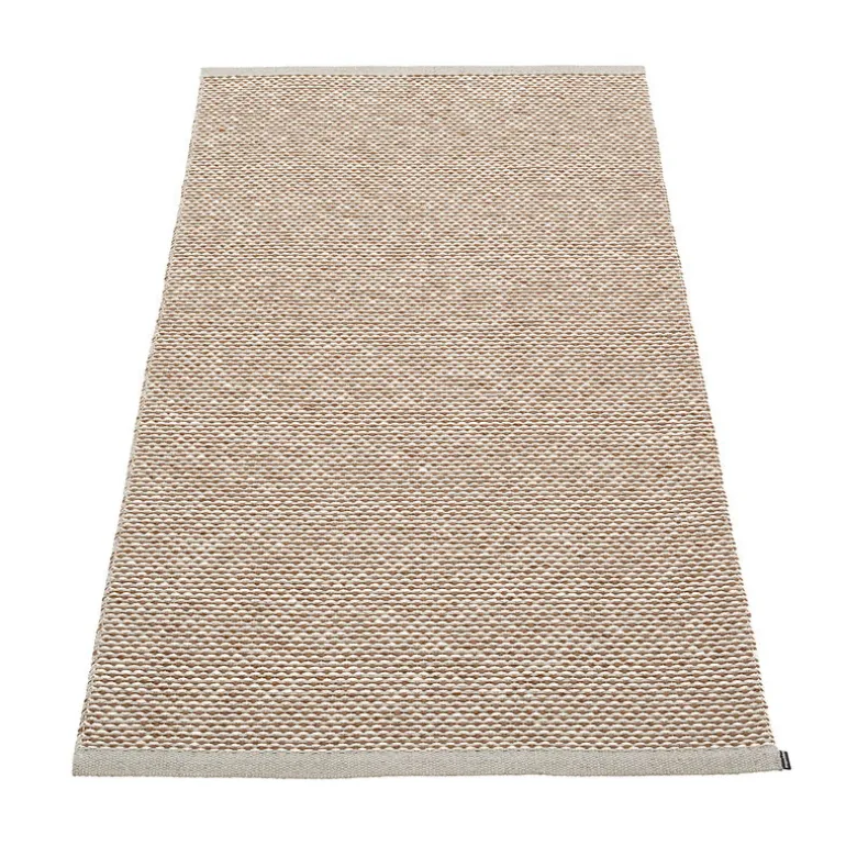 Pappelina Effi rug 85 x 160 cm, warm grey - brown - vanilla