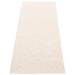 Pappelina Emm rug, 70 x 180 cm,  vanilla - white metallic