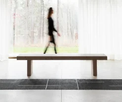 Pappelina Fred rug, 70 x 270 cm, black - vanilla