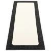 Pappelina Ilda rug, 70 x 180 cm, black - vanilla