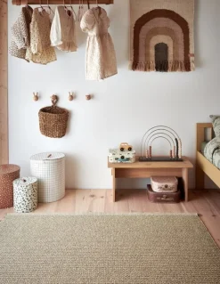 Pappelina Mono rug, 85 x 260 cm, ochre