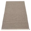 Pappelina Mono rug, 85 x 160 cm, dark mud
