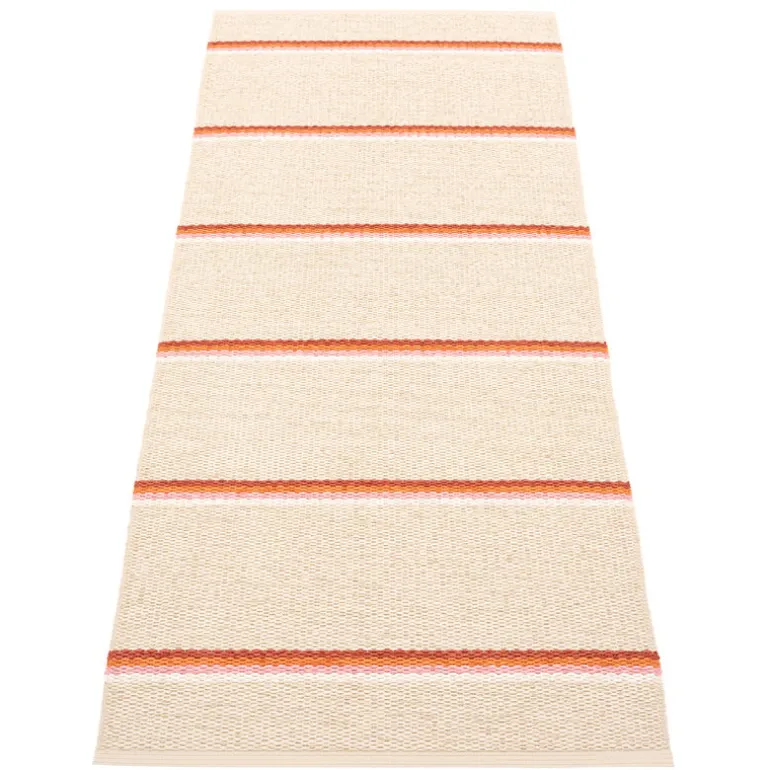 Pappelina Olle rug 70 x 180 cm, brick - cream