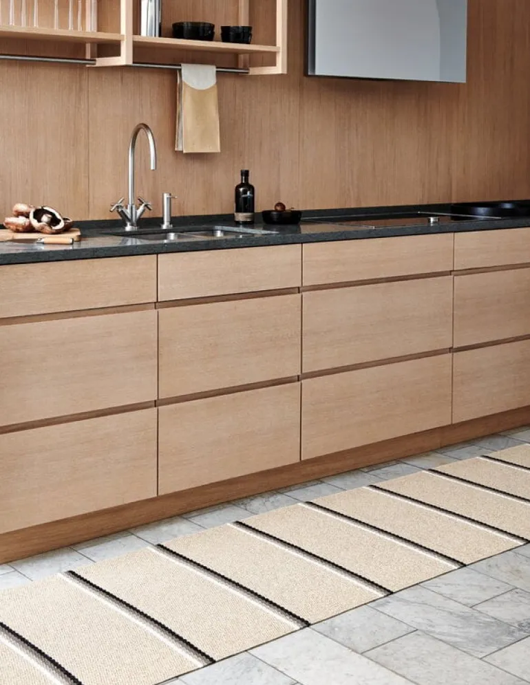 Pappelina Olle rug 70 x 240 cm, grey - linen