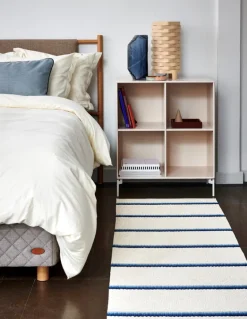 Pappelina Olle rug 70 x 240 cm, blue - vanilla