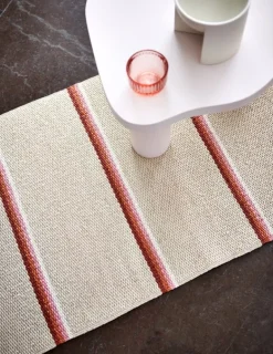 Pappelina Olle rug 70 x 240 cm, brick - cream