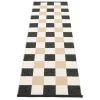 Pappelina Pix rug, 70 x 240 cm, black - vanilla - beige