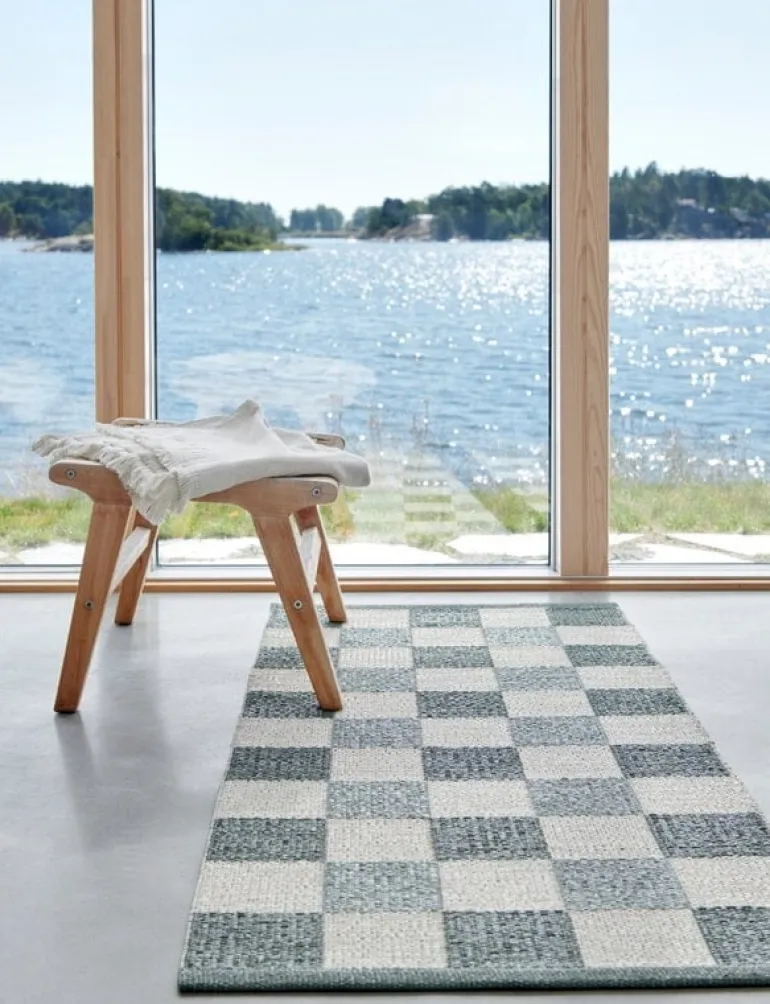 Pappelina Pix rug, 70 x 160 cm, army - vanilla - sage