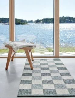 Pappelina Pix rug, 70 x 240 cm, army - vanilla - sage