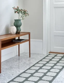 Pappelina Sten rug, 70 x 100 cm, army green - light grey