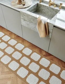 Pappelina Sten rug, 70 x 100 cm, ochre - vanilla