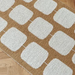 Pappelina Sten rug, 70 x 100 cm, ochre - vanilla