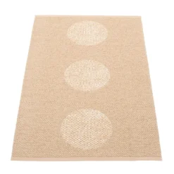 Pappelina Vera 2.0 rug, 70 x 120 cm, beige - beige metallic