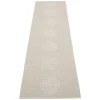 Pappelina Vera 2.0 rug, 70 x 280 cm, linen - stone metallic