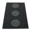 Pappelina Vera 2.0 rug, 70 x 120 cm, black - black metallic