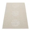 Pappelina Vera 2.0 rug, 70 x 120 cm, linen - stone metallic