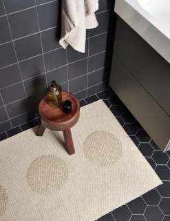 Pappelina Vera 2.0 rug, 70 x 280 cm, beige - beige metallic