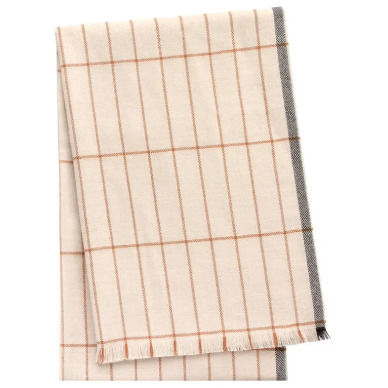 Paustian Soft throw, Checks, rust