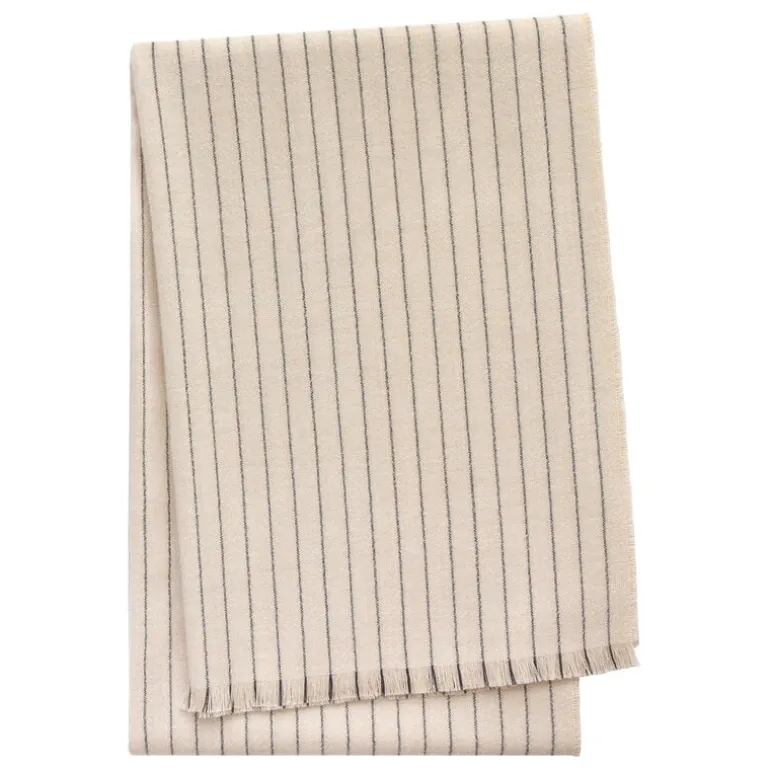 Paustian Soft throw, Stripes, creme