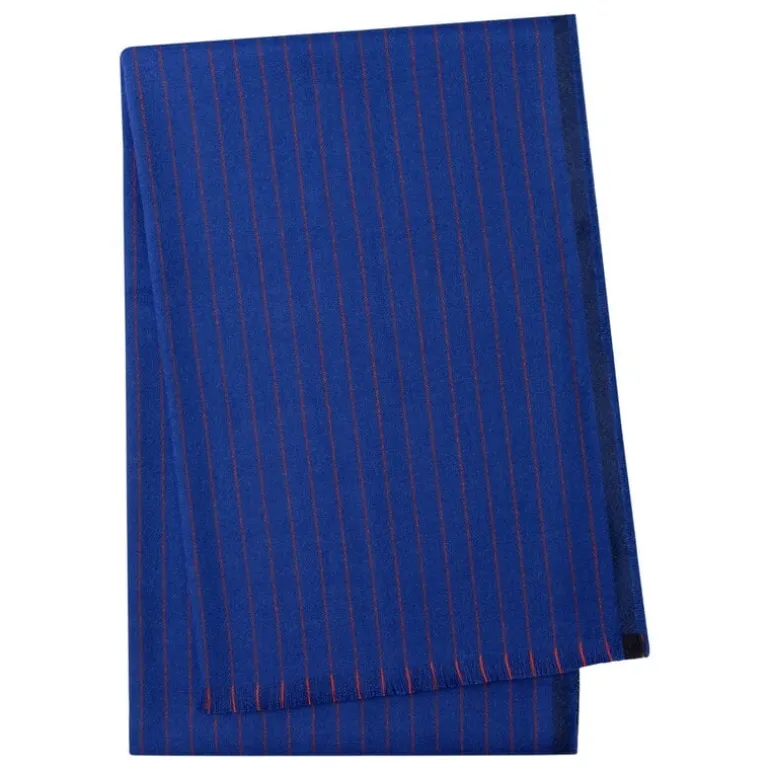 Paustian Soft throw, Stripes, blue