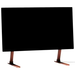 Pedestal Bendy Low TV stand, dusty rose