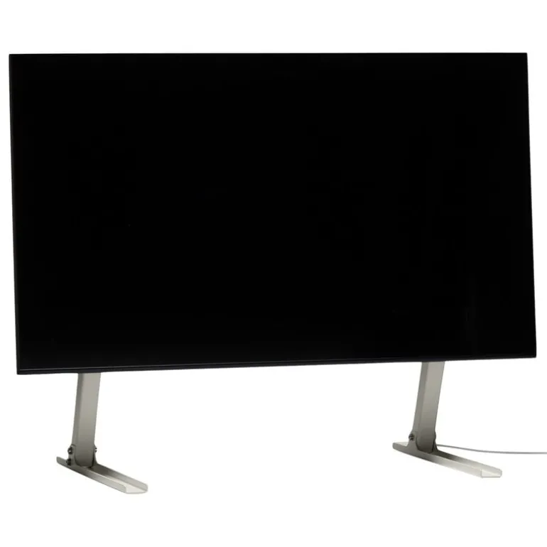 Pedestal Bendy Low TV stand, mushroom