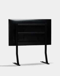 Pedestal Bendy Tall TV stand, charcoal