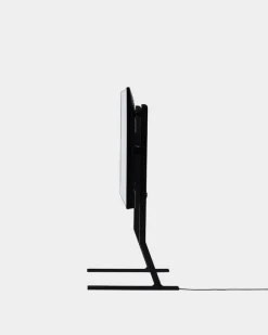 Pedestal Bendy Tall TV stand, charcoal