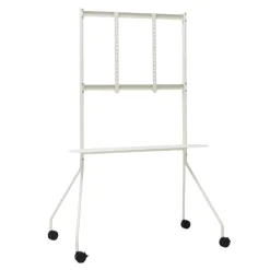 Pedestal Moon Pro TV stand, pearl