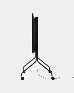 Pedestal Moon Rollin' TV stand, charcoal