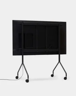 Pedestal Moon Rollin' TV stand, charcoal