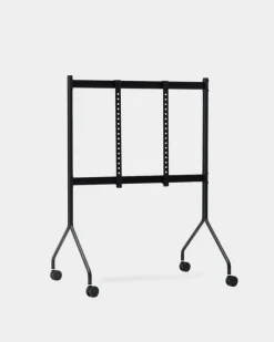Pedestal Moon Rollin' TV stand, charcoal
