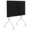 Pedestal Moon Rollin' TV stand, bubble gum
