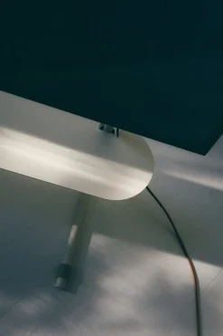 Pedestal Pipe shelf, pearl