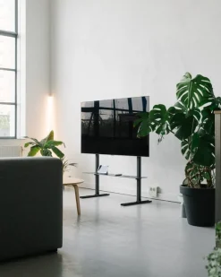 Pedestal Plate shelf, charcoal