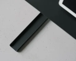 Pedestal Plate shelf, charcoal