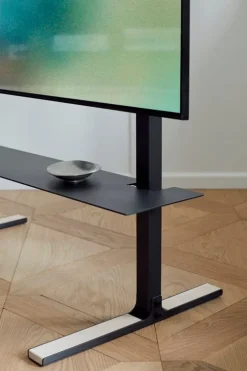 Pedestal Plate shelf, charcoal