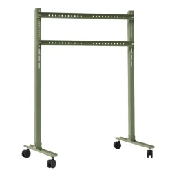 Pedestal Straight Rollin' TV stand, mossy green