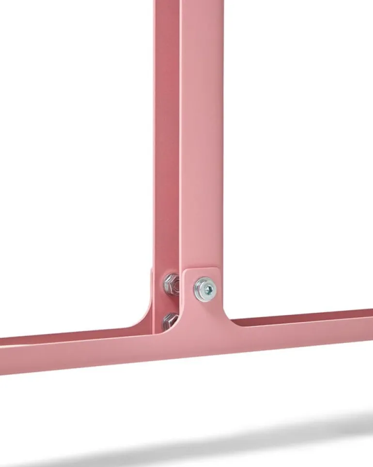 Pedestal Straight Rollin' TV stand, bubble gum