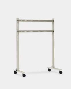 Pedestal Straight Rollin' TV stand, mushroom