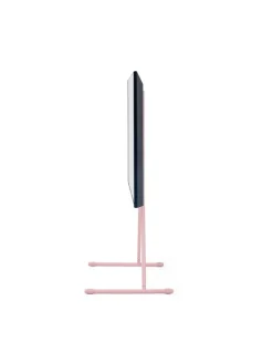 Pedestal Viva TV stand, bubble gum