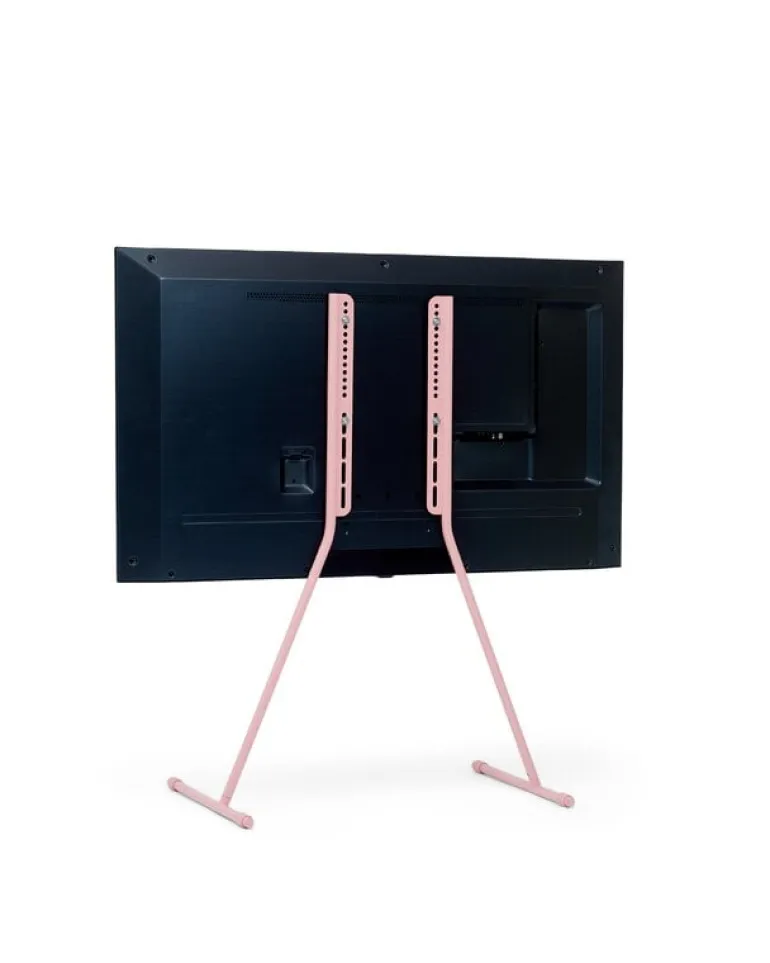 Pedestal Viva TV stand, bubble gum