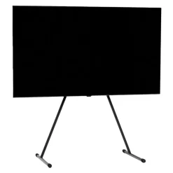 Pedestal Viva TV stand, charcoal