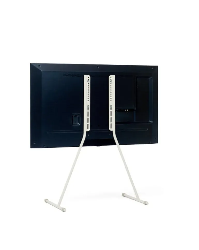 Pedestal Viva TV stand, pearl