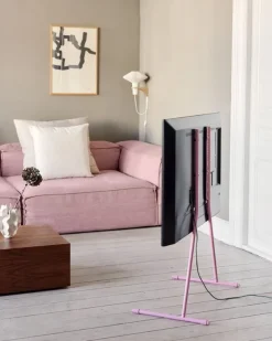 Pedestal Viva TV stand, ultra marine