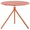 Pedrali Nolita 5453 table, 70 cm, terracotta