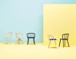 Pedrali Nym 2835 chair, black ash