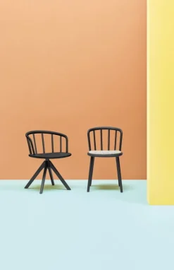 Pedrali Nym 2845 swivel chair, black