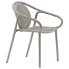 Pedrali Remind 3735r armchair, recycled plastic, grey